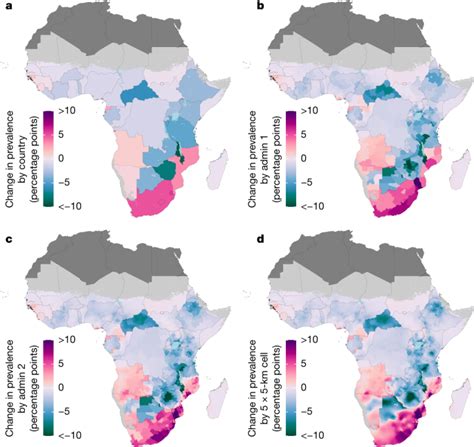 Mapping Hiv Prevalence In Sub Saharan Africa Between 2000 And 2017 Nature