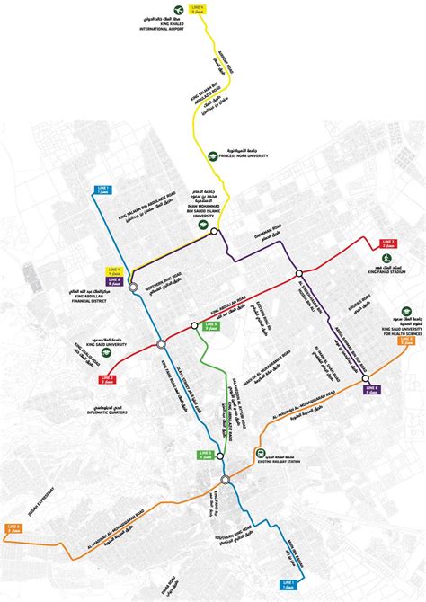 Riyadh Metro Network Map Riyadh Projects Metro Riyadh مشروع