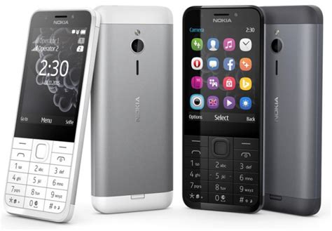 Nokia 230 And 230 Dual Sim Feature Phones Debut With 2 Mp Front Cameras