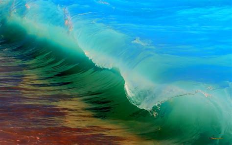 Rainbow Waves Full Hd Wallpaper And Background Image 2560x1600 Id