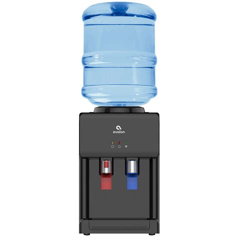 Avalon Premium Top Loading Countertop Water Dispenser Hot Cold Water Temperature Black