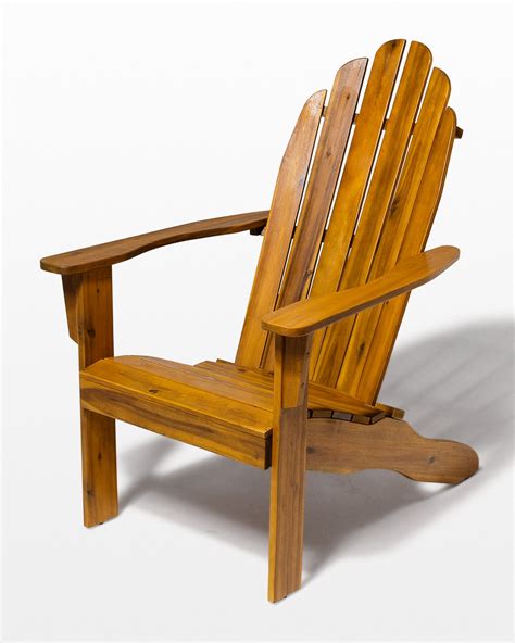 Ch479 Province Natural Wood Adirondack Chair Prop Rental Acme Brooklyn