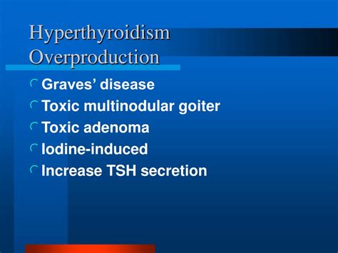 Ppt Hyperthyroidism Clinical Applications Powerpoint Presentation