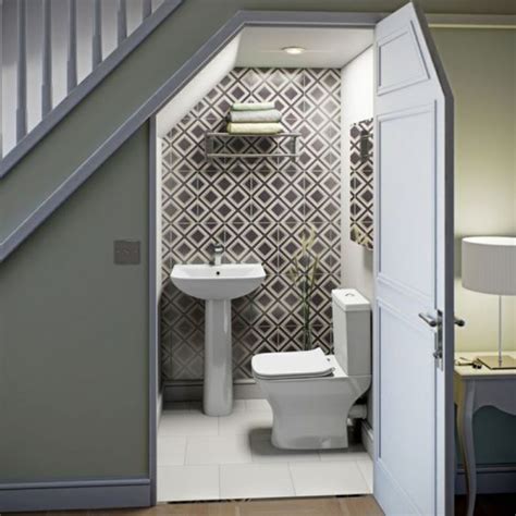 8 Mind Blowing Under Stair Powder Room Designs To Inspire You Talkdecor