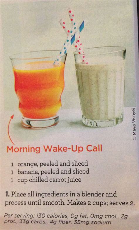 Orange juice with cream and vanilla. Morning wake up call smoothie from Relish | Carrot juice ...