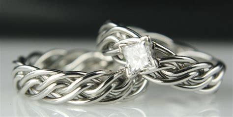 About Our Rings For Todd Alans Braided Unique Wedding Rings Braided
