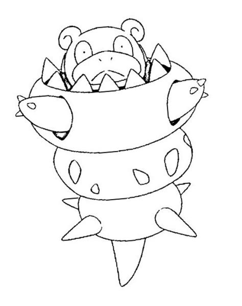 🥇 🥇 Dibujo Pokémon Para Colorear De Mega Slowbro 2023