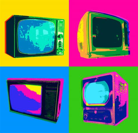 650 80s Television Set Illustrations Royalty Free Vector Graphics
