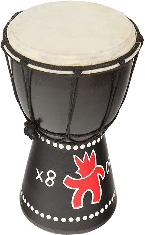 X8 Drums And Percussion Mini X8 Mini Djembe Drum With X8 Drums Logo