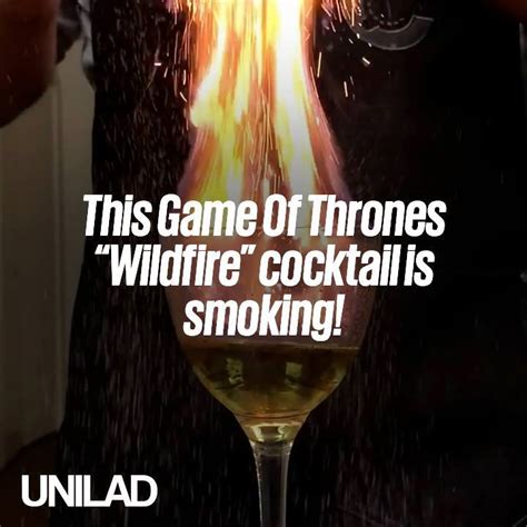 Game Of Thrones Wildfire Cocktail This Guy Made A Game Of Thrones Wildfire Cocktail And It