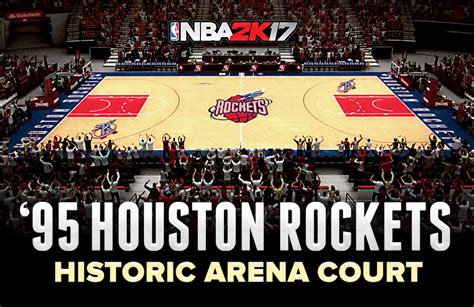 Created The Historic 1995 2001 Rockets Arena Court Perfect For All Of