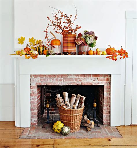 9 Fall Mantel Decorating Ideas For A Festive Fireplace Fall Mantel