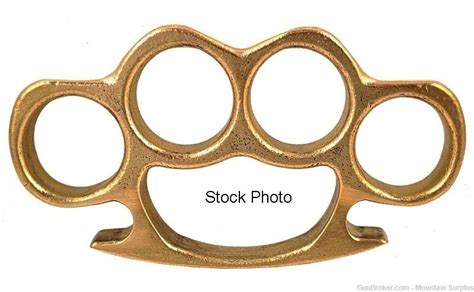Solid Brass Knuckles Knuckle Buster Made In Usa The Real Thing