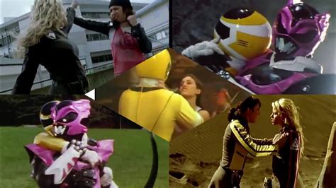 Yellow Ranger Vs Pink Ranger Youtube