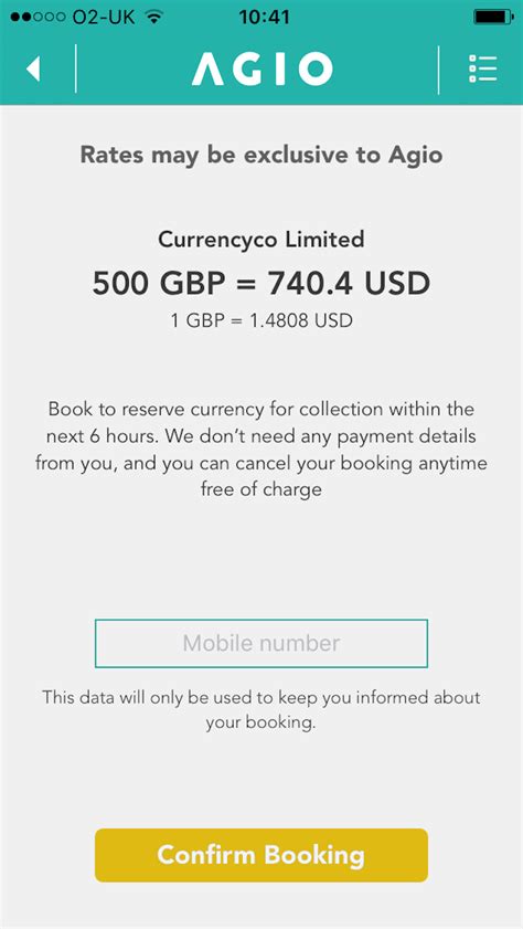 For instance, you want to convert 100 usd into eur. AGIO App Review: Find the best currency exchange