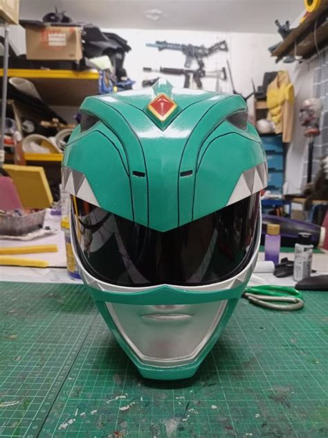 Mmpr Mighty Morphin Power Rangers Green Ranger Helmet Hobbies And Toys