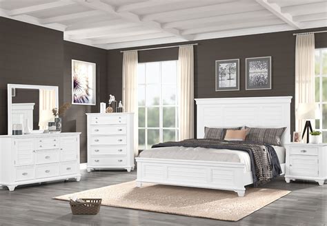 Heirloom White Poster Bedroom Set From American 55 Off