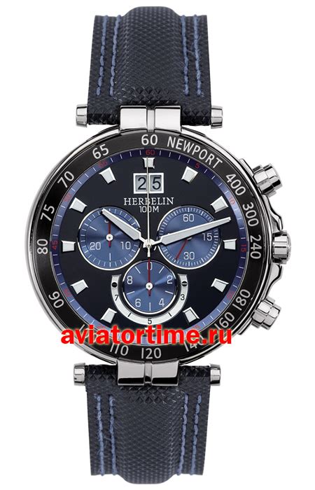 Швейцарские наручные часы michel herbelin 36655 an65 sm newport yacht club chronograph