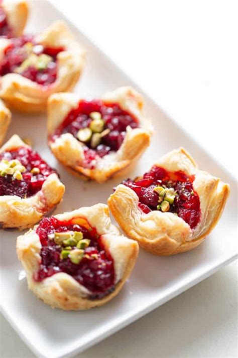 Cranberry Brie Bites Puff Pastry Appetizers Brie Bites Pastry Appetizer