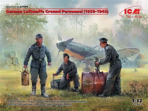 German Luftwaffe Ground Personnel 1939 1945 Icm Holding
