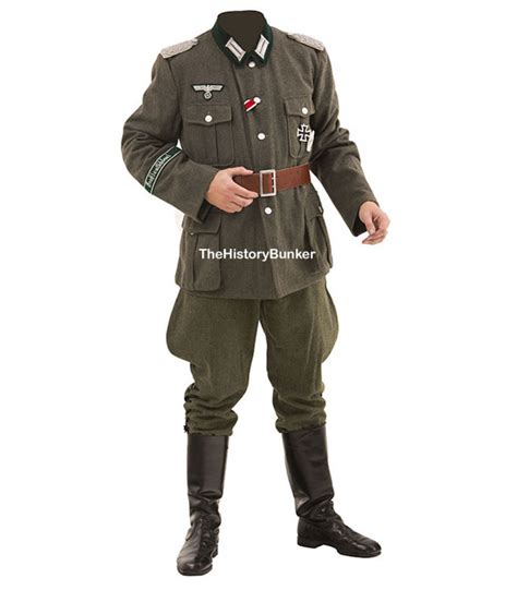 Ww2 German Army Heer Officer Uniform Package
