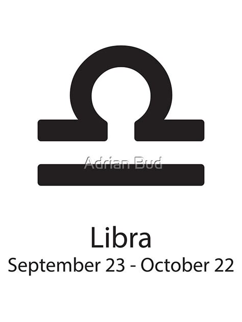 Libra (september 23 to october 22). "Zodiac sign Libra September 23 - October 22" Stickers by ...