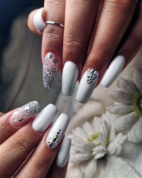 top   white gel nails  women fresh silky design ideas