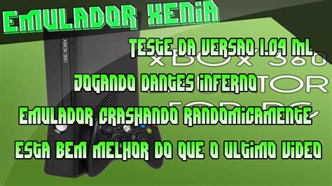 Teste Do Emulador De Xbox 360 Xenia 104 Ml Youtube