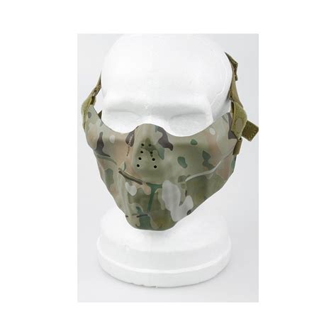 Specwarfare Airsoft Tmc Nylon Half Face Mask Multicam