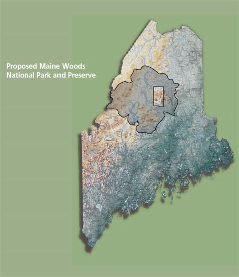 Maine Woods National Park Proposed Park