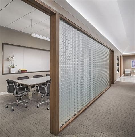 Somerset Offices Convex Squares Frosted Architectural Glass Wall Glass Wall Office Glass Wall