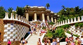 You must see Park Guell Symbolic Staircase Full Of Tourists if you ...