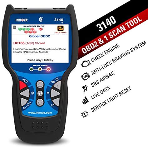 Innova 3140g Obd2 Scanner Car Code Reader With Obd1 Scanning Abs