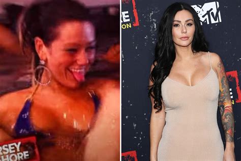 jersey shore s jenni jwoww farley looks unrecognizable in her throwback video from show s