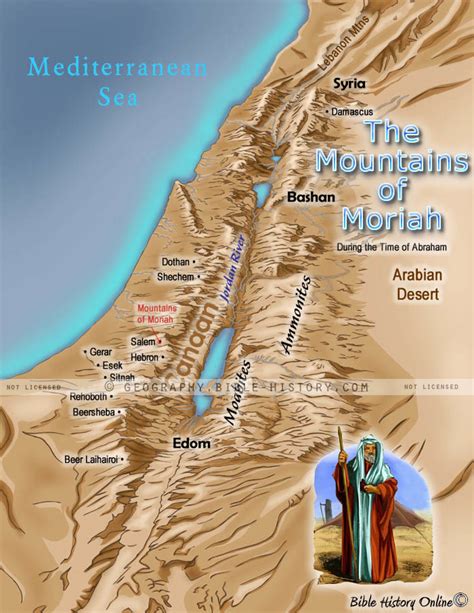 The Mountains Of Moriah Bible History