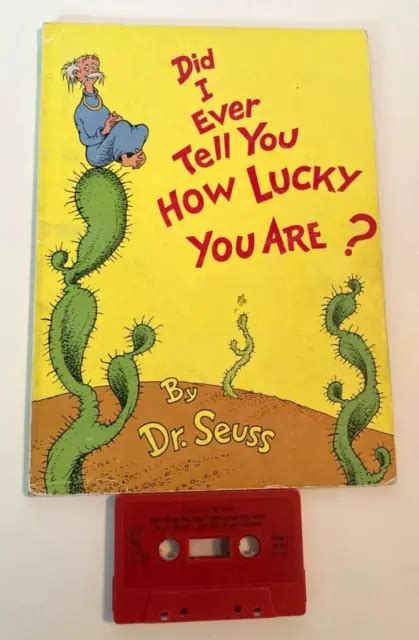 Dr Seuss Did I Ever Tell You How Lucky You Are Paperback Book
