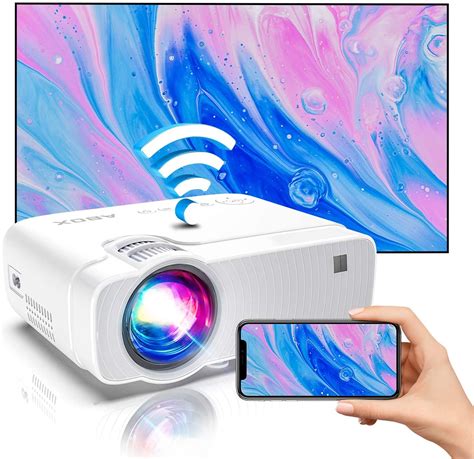 【2021 Upgraged】projector For Outdoor Movies Wifi Mini Ultra Portable
