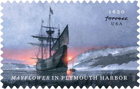 First class mail letter (1 oz.) rates are not increasing for 2020. Postal Service announces Mayflower stamp for Plymouth's ...
