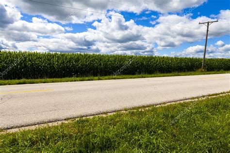 American Country Road Side View — Stock Photo © Maxym