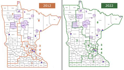Here Are Minnesotas Newly Drawn Congressional Districts For 2022
