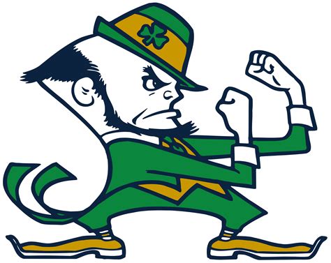 Notre Dame Leprechaun logo - Notre Dame Leprechaun - Wikipedia in 2021 | Fighting irish logo ...