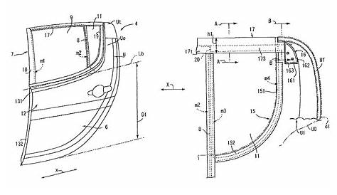Patent US8042859 - Structure of car door - Google Patentsuche