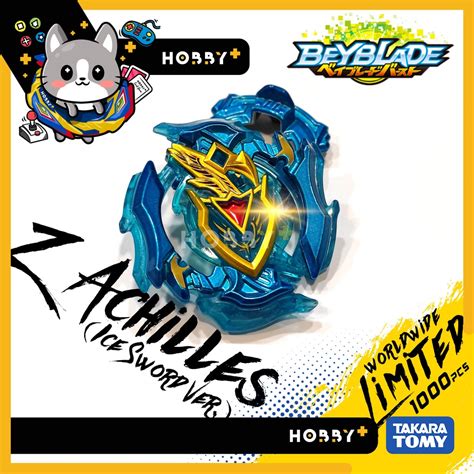 Beyblade Burst B 00 Z Achilles11 Ice Sword Ver Blue Corocoro Limited