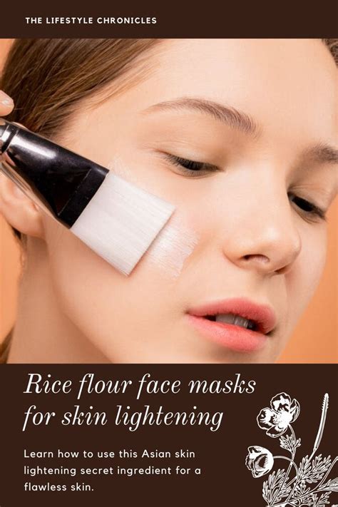 Diy Rice Flour Face Masks For Skin Lightening Moisturizing Face Mask