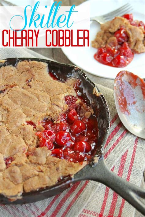Whisk in ¾ cup hot water. Skillet Cherry Cobbler - The Country Cook