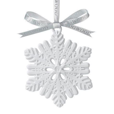 Wedgwood 2012 Holiday Ornaments New White Snowflake Christmas