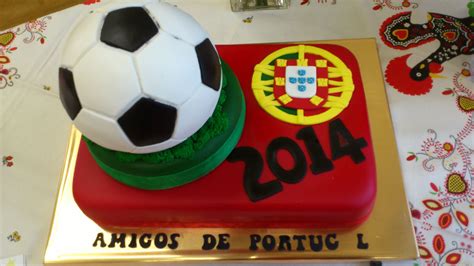 Portugal Day 2014 Celebrations Cake By Angela De Beer Football Cake