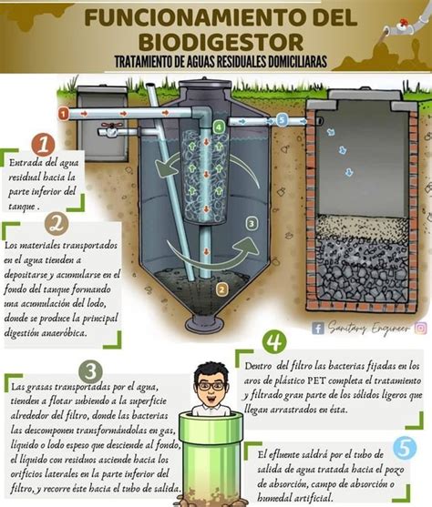 Sanitary Engineer Sanitaryengineer • Funcionamiento Del Biodigestor