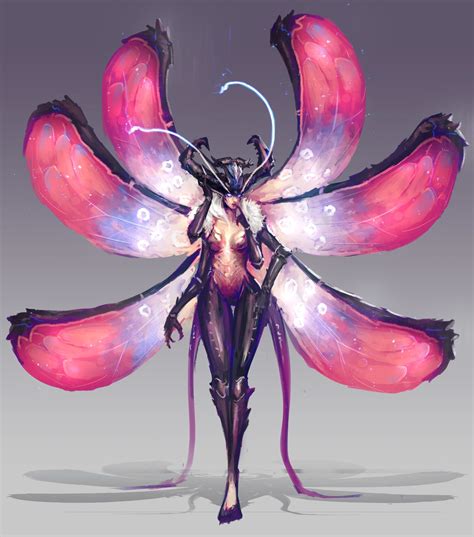 Succubus Concept Insect Variation Jeff Chen On Artstation At