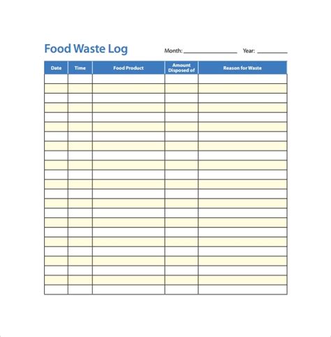 Daily food journal template and exercise log diary personal daily food log template diary invoice for consulting services journal templates download flyers with tear daily journal template daily food diary template word. FREE 16+ Sample Printable Food Log Templates in PDF | MS ...